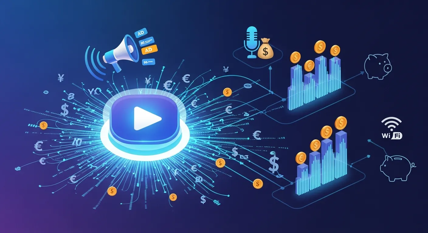Dashboard showing radio analytics, listener data, and streaming metrics