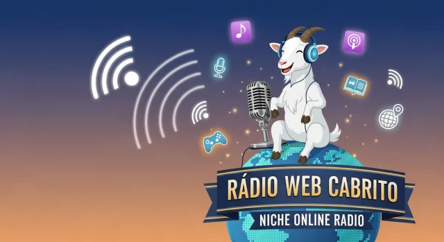 Tuning Into Radio Web Cabrito: Niche Online Radio Explained Modern digital radio concept showing Radio Web Cabrito-style online streaming connecting music, culture, and global community through interactive web platform